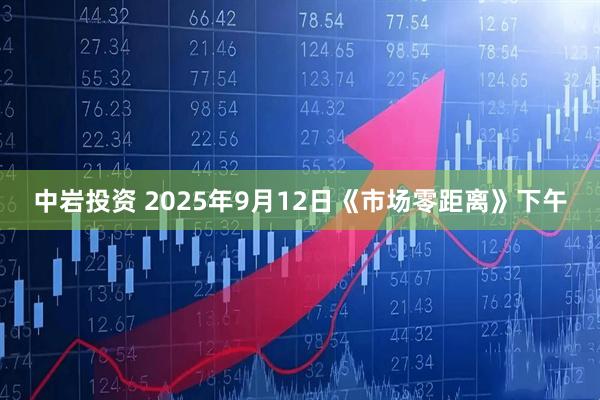 中岩投资 2025年9月12日《市场零距离》下午
